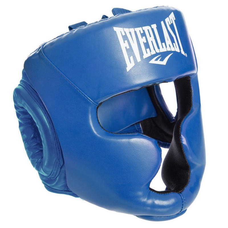 

Шлем боксерский закрытый с полной защитой Everlast BO-3954 синий M/54-56 см