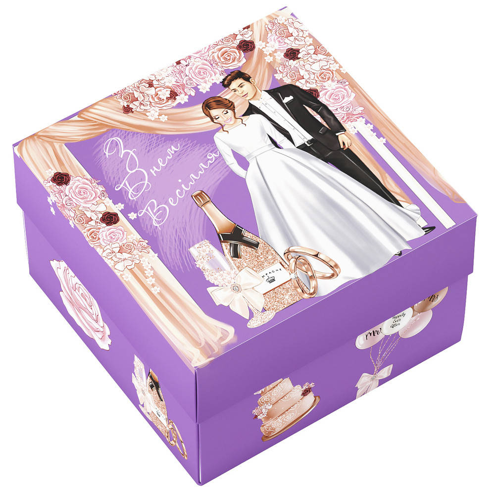 

Шоколадный набор "С Днем Свадьбы" 150г Candy Shop
