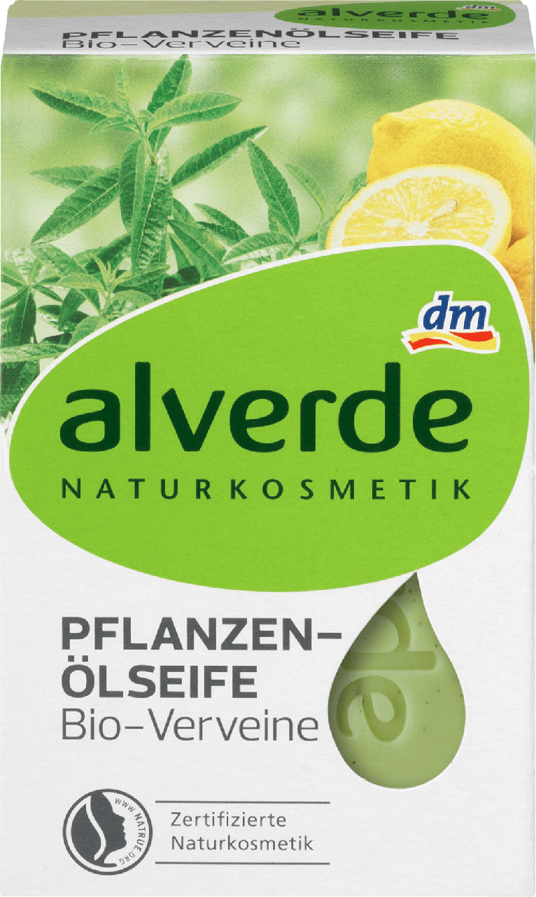 

Органическое мыло alverde NATURKOSMETIK Pflanzenöl Bio-Verveine, 100 г.