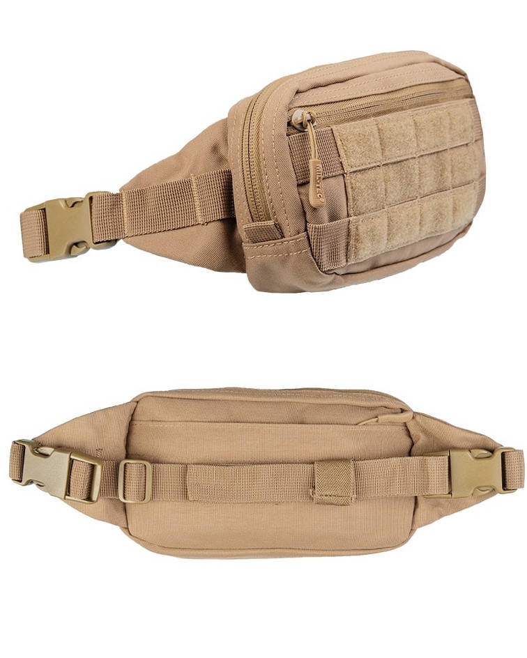 

Сумка тактическая малая поясная военная койот molle MIL-TEC Германия 100% полиэстер Оксфорд 23,5 х 6 х 12 см