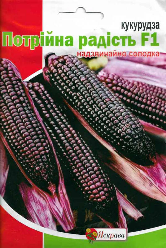 

Семена Кукуруза сахарная Тройная радость 5 г Яскрава