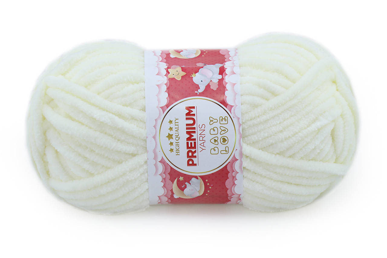 

Premium Yarn Baby Love 50гр, Молочный №308, Бежевый