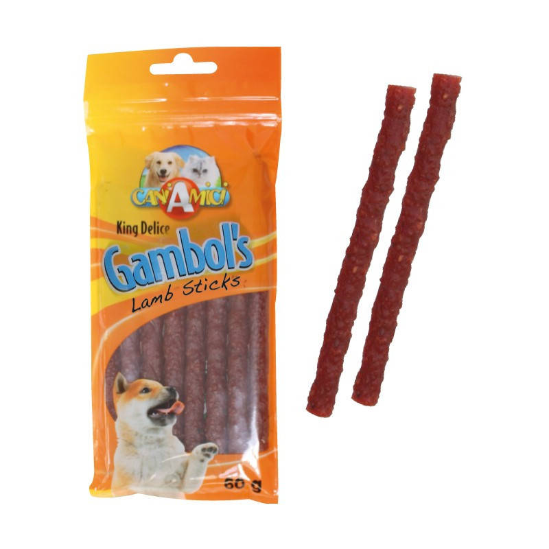 

Лакомство для собак стики с ягненком Croci Tasty 80 г