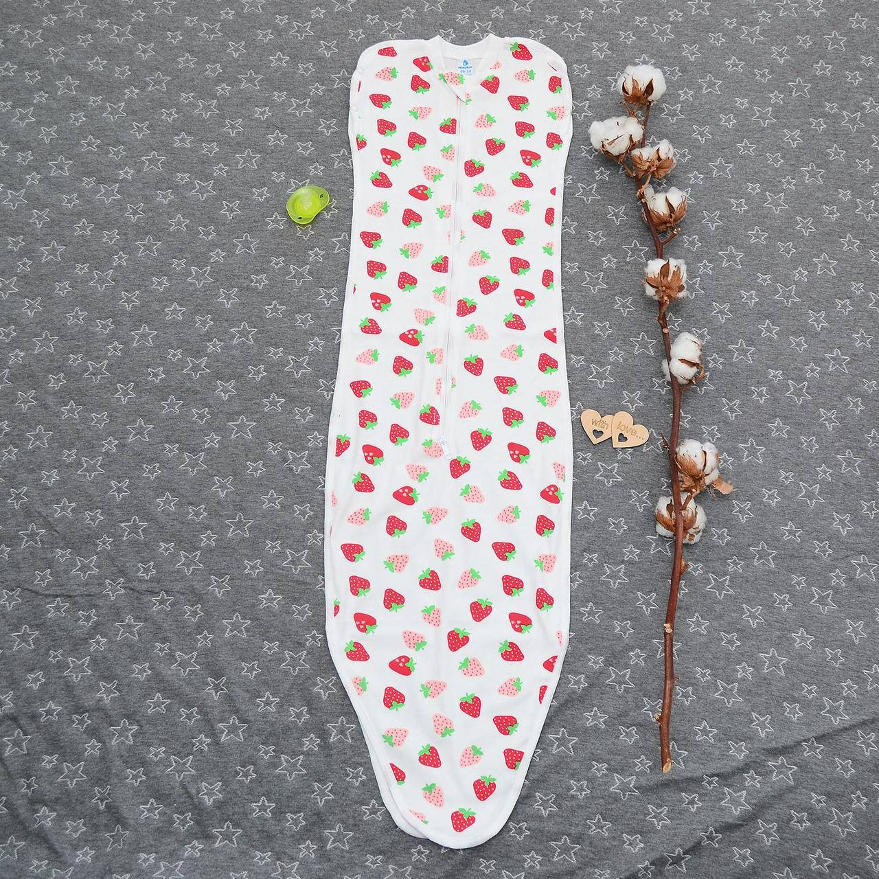 

Безразмерная пеленка спальник на молнии, Белый