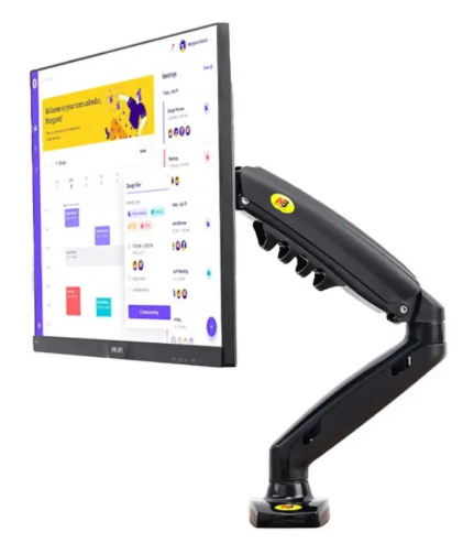 

Настольное крепление для монитора, диагональ 17-27 F80, Кронштейн поворотный для монитора на стол, Черный