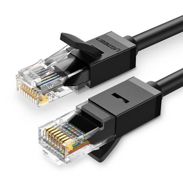 

Кабель UGREEN NW102 Cat 6 UTP Lan Cable 3m (20161), Черный