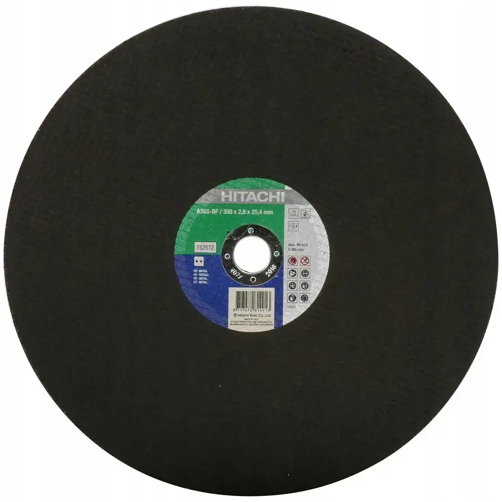 

Круг отрезной 350 мм по металлу для монтажной пилы HiKOKI (752572) (ранее Hitachi)