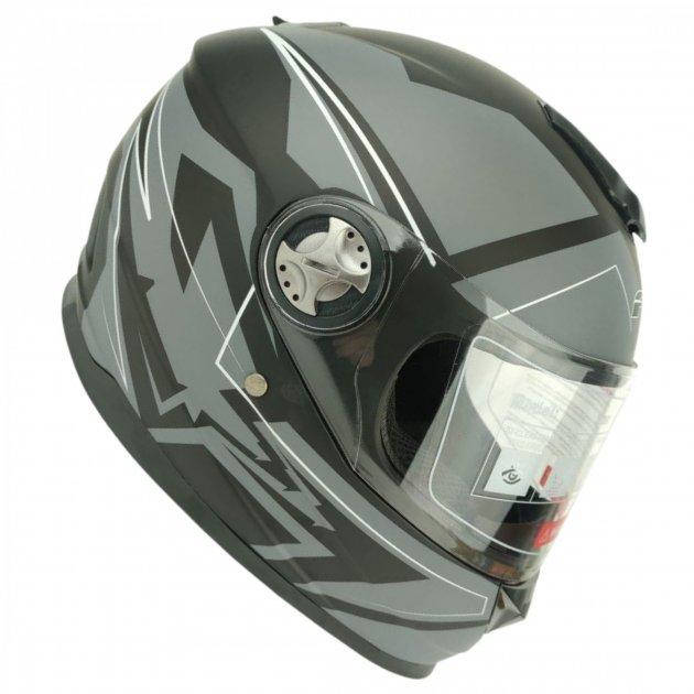 

Шлем интеграл F2 M65 Pilot матовый черно-серый