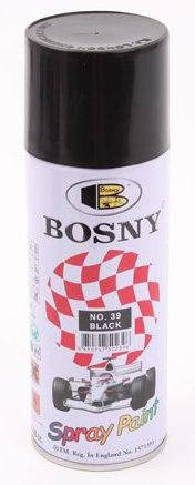 

Краска Bosny №39 Черный блеск 127 400мл.