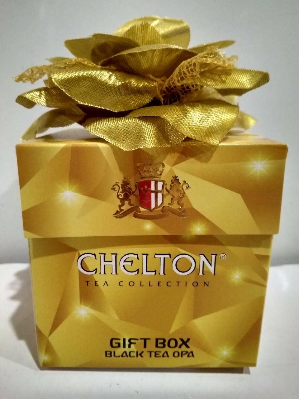 

Подарочный черный чай Chelton Челтон Gift Box "Золотой" 50 г