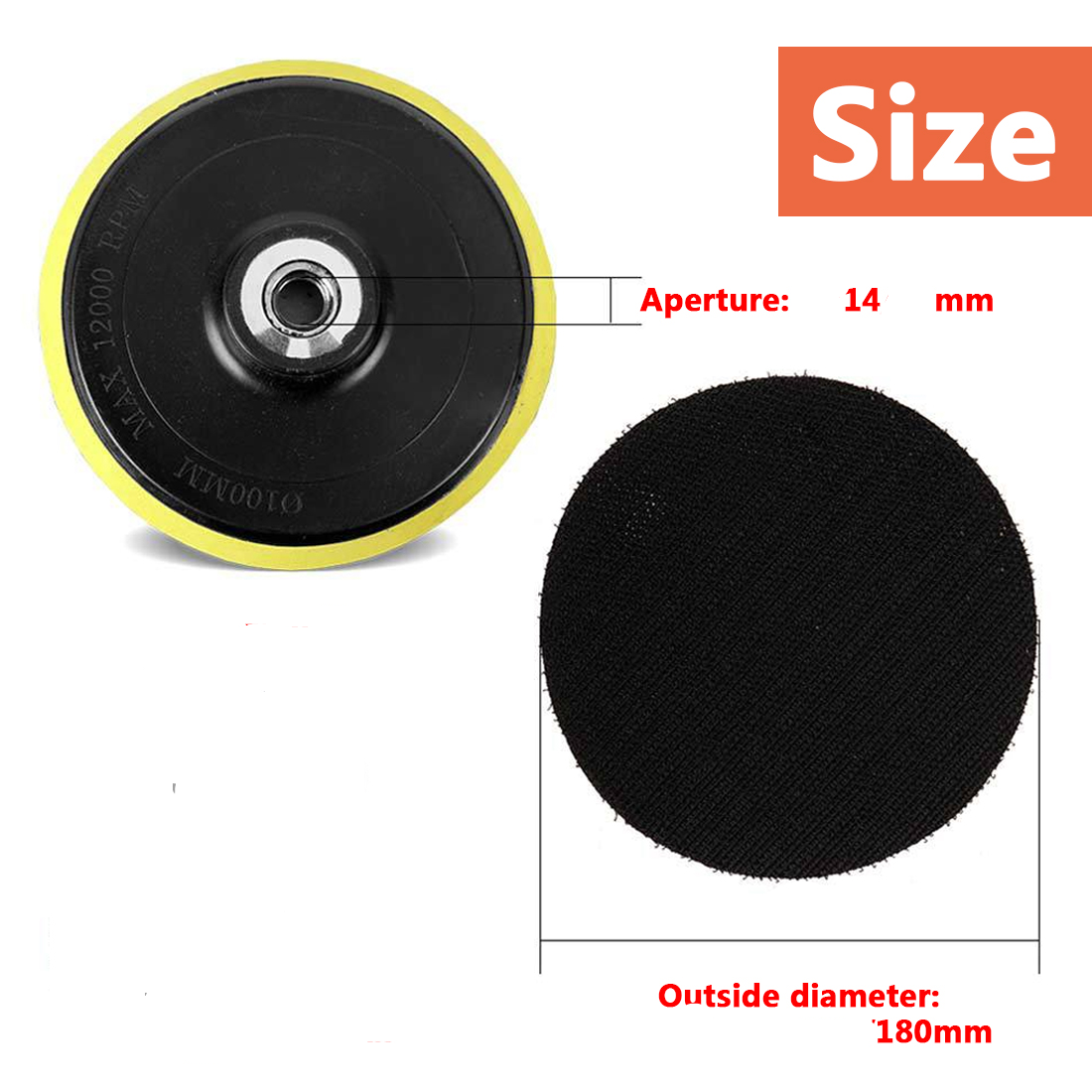 

Держатель липучка 180мм М14