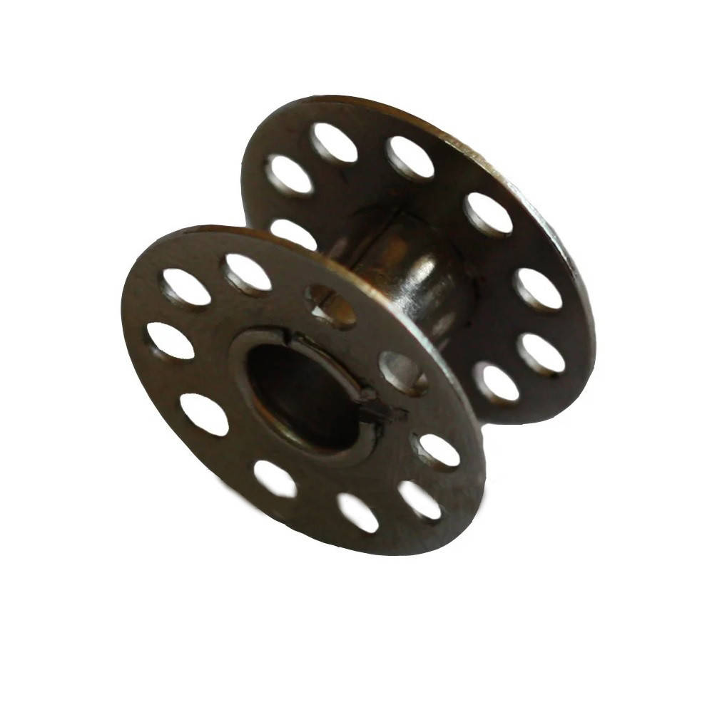 

Шпульки для бытовых швейных машин (21mm) металлические, перфорация (5991)