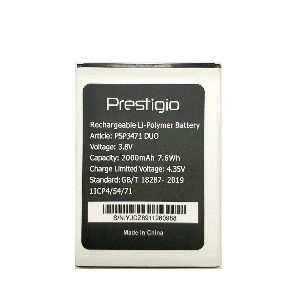 

Аккумулятор Prestigio PSP3471 Wize Q3 Duo 2000 mAh AAA