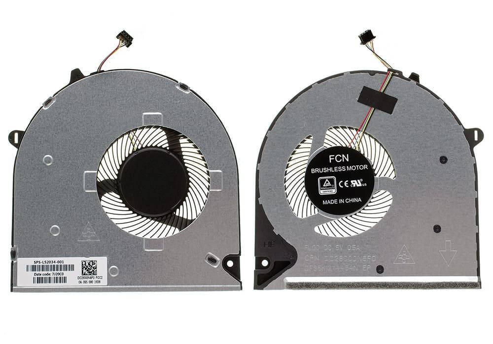 

Вентилятор HP кулер для моделей ноутбука 250 G8, 255 G8, 15-DW, 15-GW, 15S-DR, 15S-DU, 15S-DY, 15S-GR, 15S-DW
