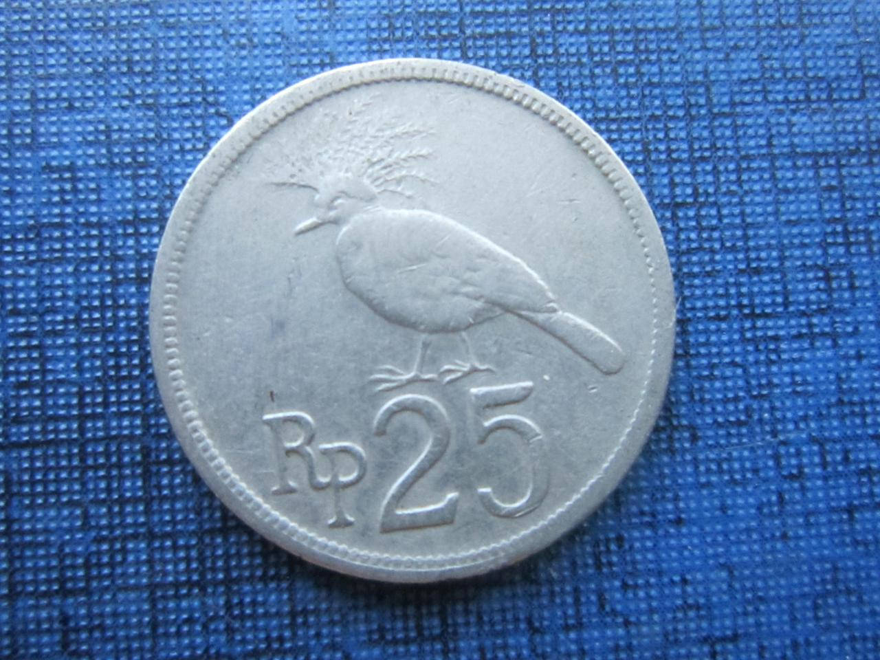 

Монета 25 рупий Индонезия 1971 фауна птица