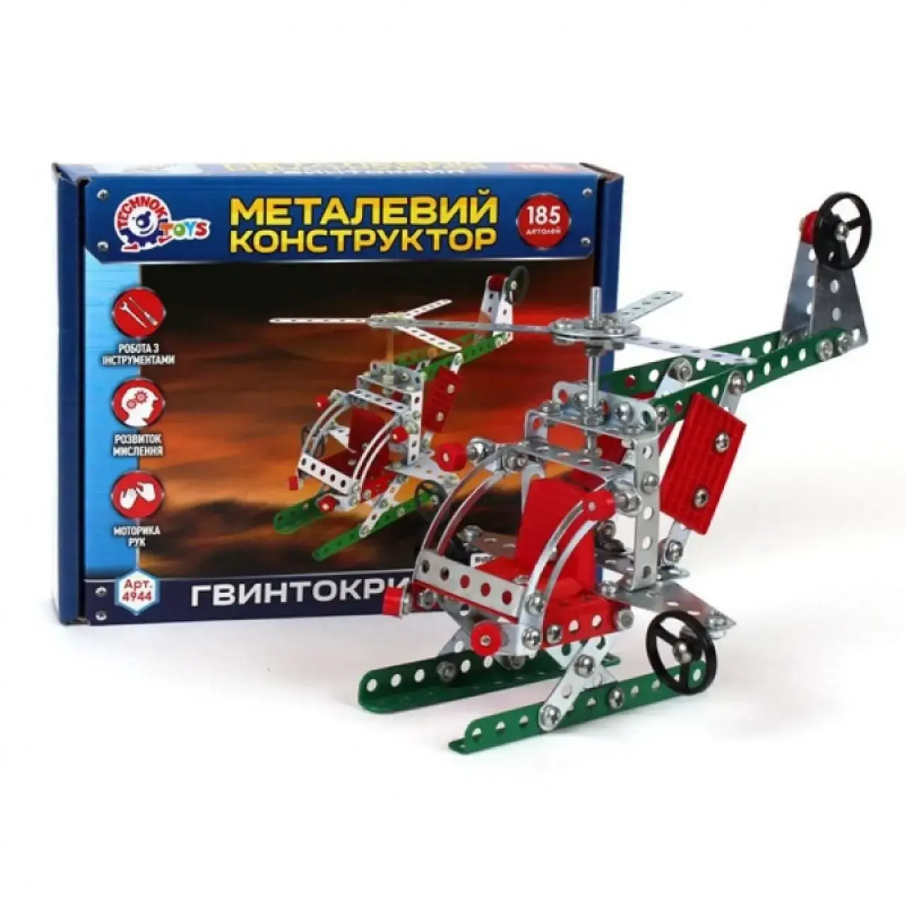 

Конструктор металлический "Вертолет", "Технокомп" 4944