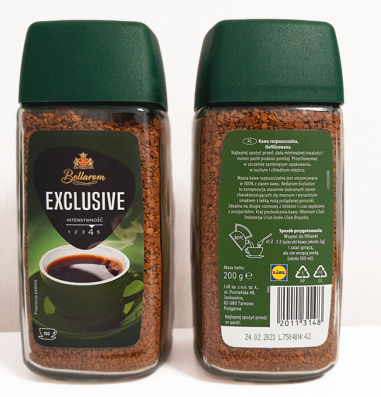 

Кофе растворимый "Bellarom Exclusive" 200 грамм Польша