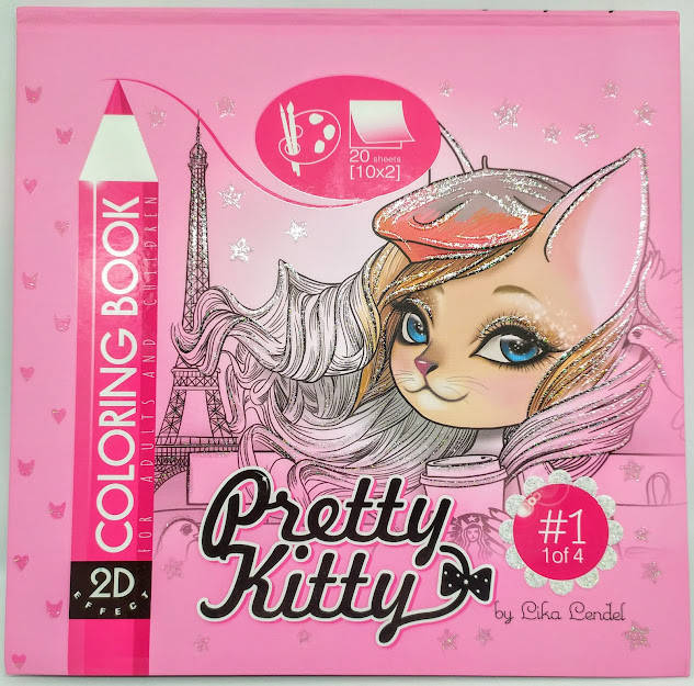 

Альбом раскраска 2D coloring book pretty kitty 200х200