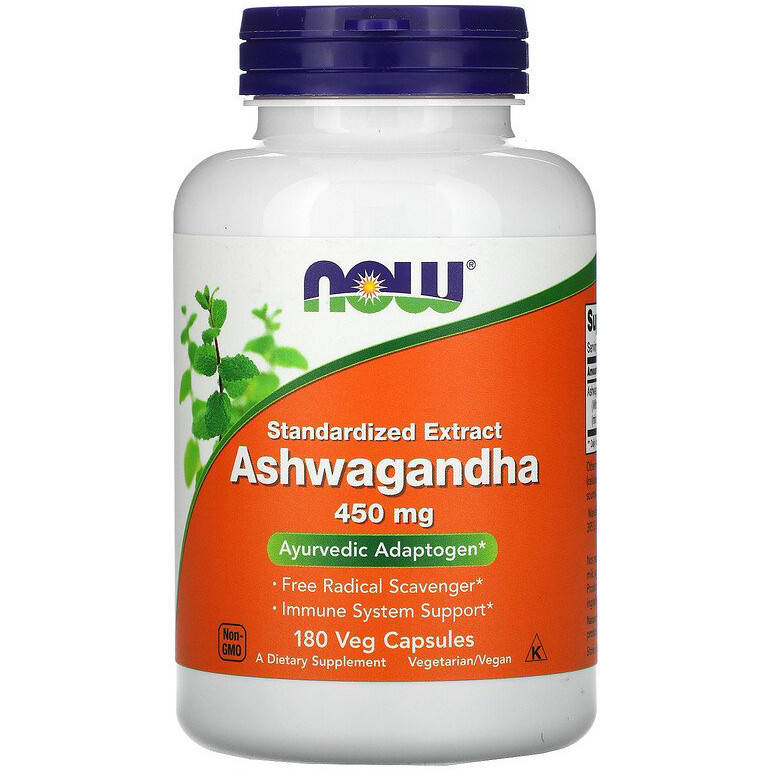 

Ашвагандха NOW Foods "Ashwagandha" 450 мг (180 капсул)