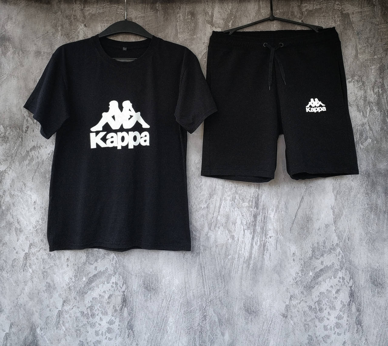 

Летний мужской комплект,костюм,шорты и футболка Kappa, каппа,р.М, см.замеры в ПОЛНОМ ОПИСАНИИ ТОВАРА!, Черный