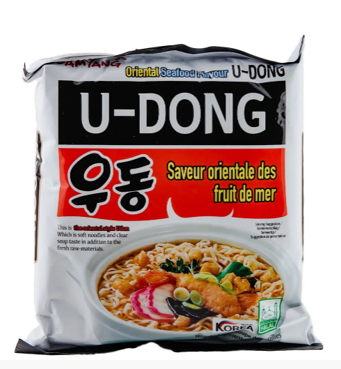 

Лапша быстрого приготовления удон U-DONG SamYang 120 г (Корея)