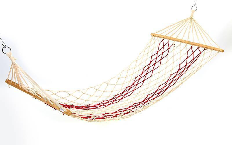 

Гамак сетка с перекладиной ТО-6047 - гамак для отдыха
