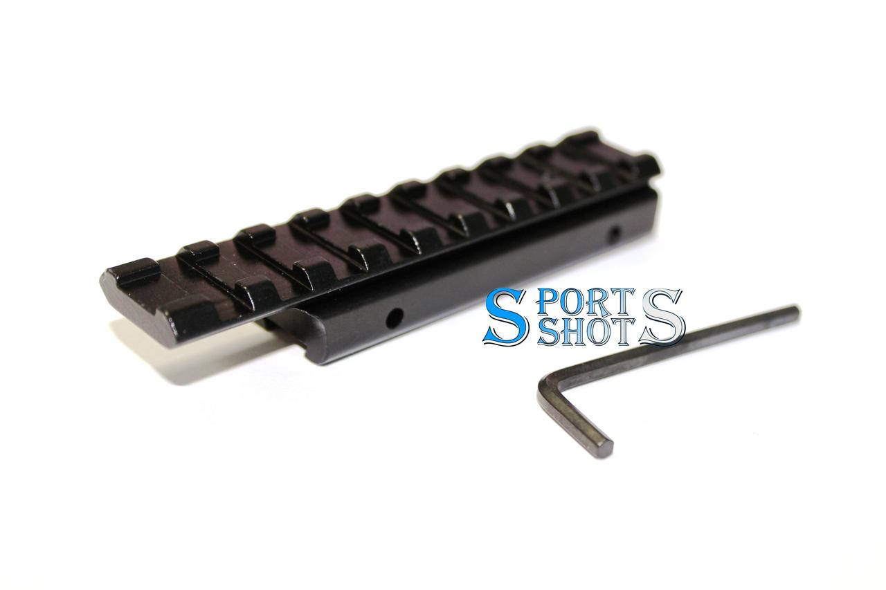 

Переходник с планки 11 мм на планку 21 мм, H=13 мм, L=100 мм (Y0050)