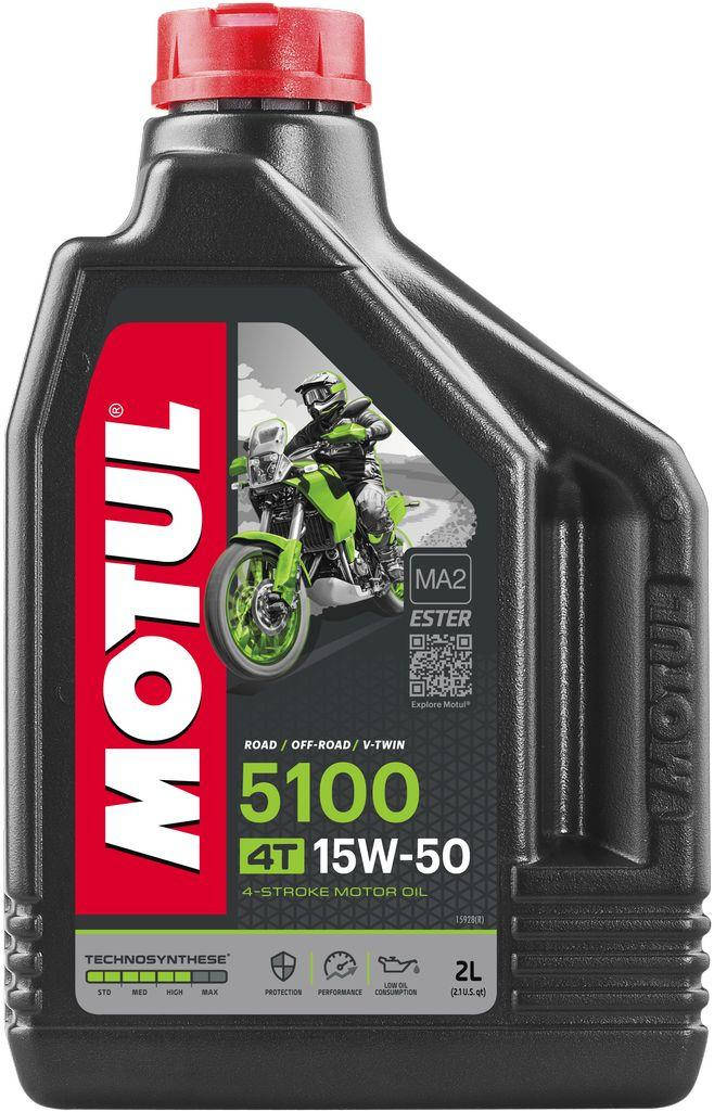 

Моторное масло MOTUL 5100 4T SAE 15W50 (2L) /836721
