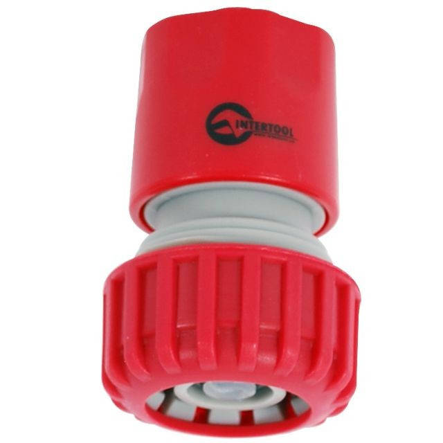 

Конектор 1/2" с аквостопом для шланга 3/4" INTERTOOL GE-1020