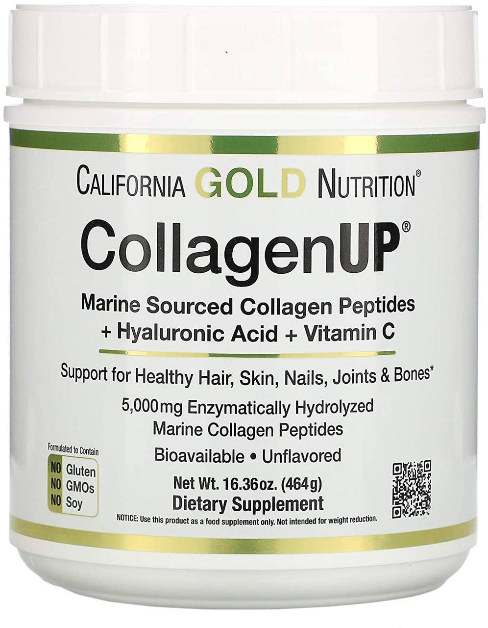 

Коллаген морской California Gold Nutrition CollagenUP 5000 464гр