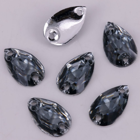 

10х18мм. Капли пришивные С/С. Black Diamond