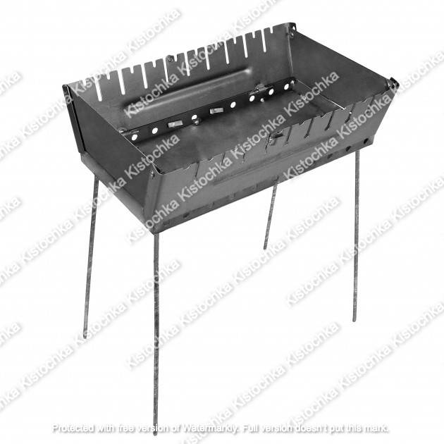 

Мангал-чемодан на 10 шампуров