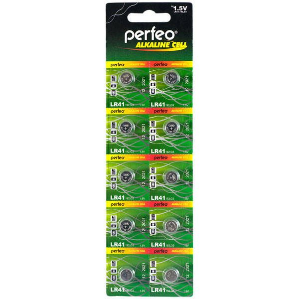 

Perfeo батарейка LR621 1,5V, Alkaline, Blister/10