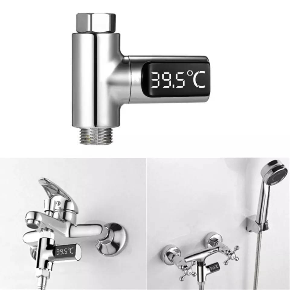 

Цифровой Термометр для душа, Светло-серый