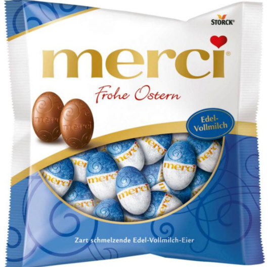 

Шоколадные яйца Merci Frohe Ostern Edel Vollmilch 120 g