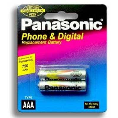 

Аккумулятор AAA Panasonic 750mАh NiMH , 1шт (блистер по 2шт) HR03
