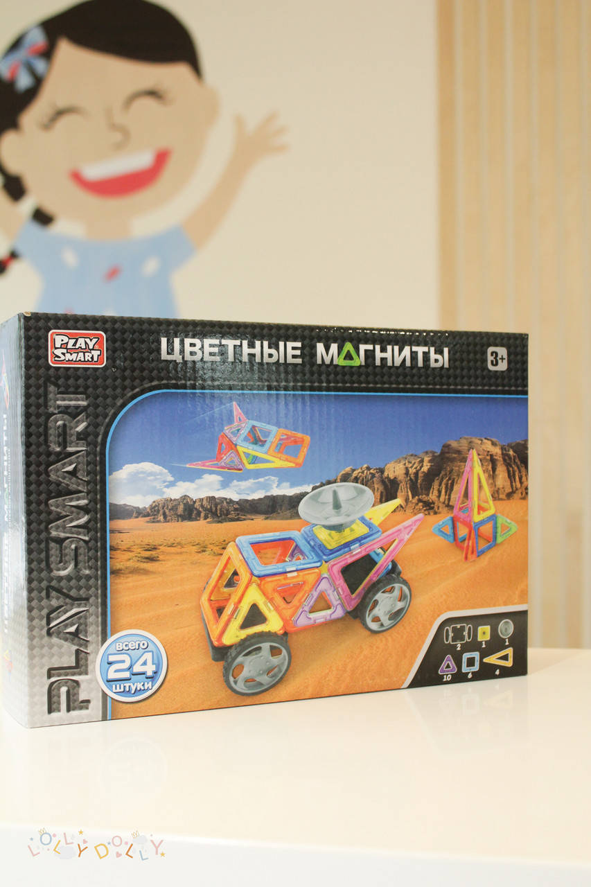 

Магнитный конструктор Техника Play Smart 2465
