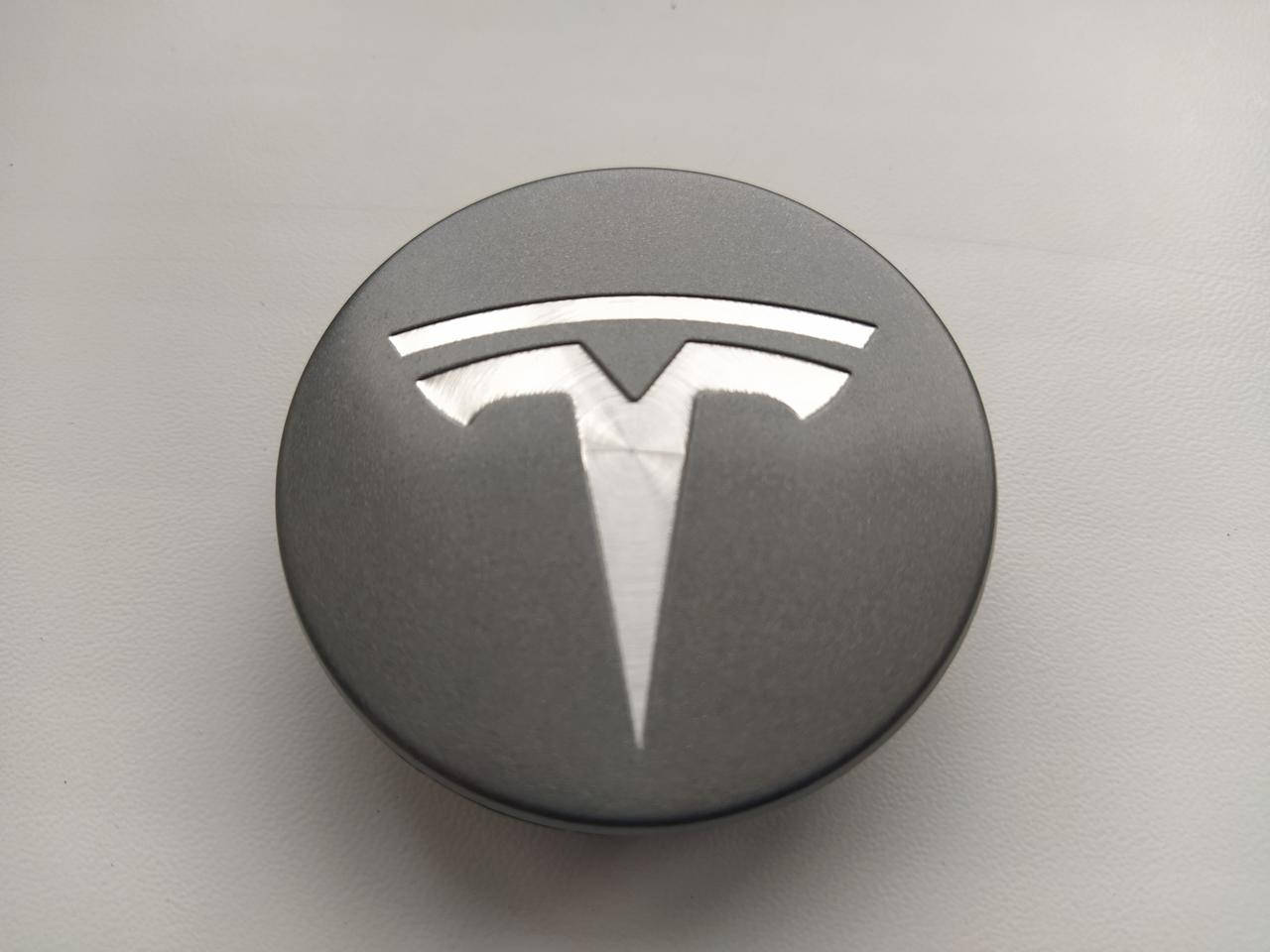 

Колпачки заглушки на диски Tesla 57/50/12 мм. Графит/Хром