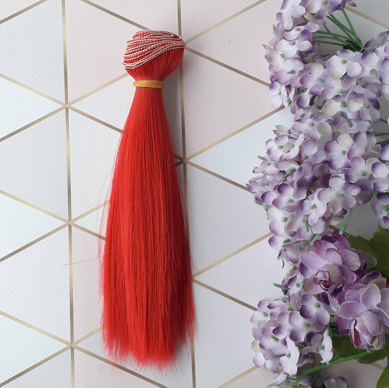 

Волосы для кукол 15 х 100см, прямые.