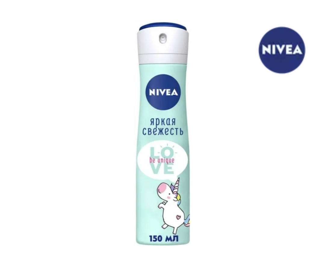 

Антиперспирант LOVE BE UNIQUE NIVEA 150 мл Яркая свежесть