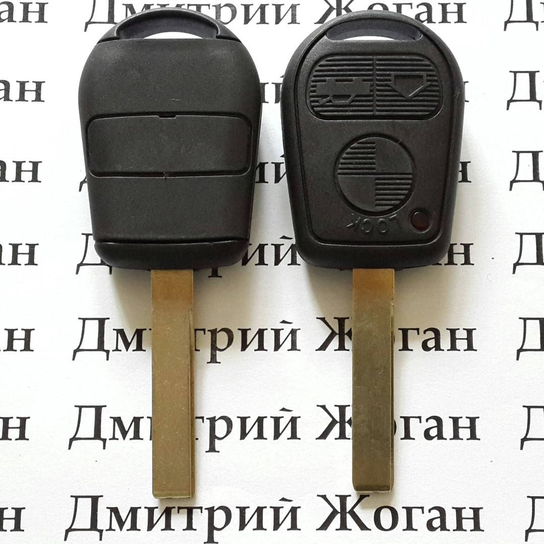

Ключ BMW (корпус БМВ) E46, 3 кнопки, лезвие HU 92
