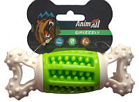 AnimAll GrizZzly игрушка для собак кость-зубочистка со звуком 14.2х5.7х4.7 см
