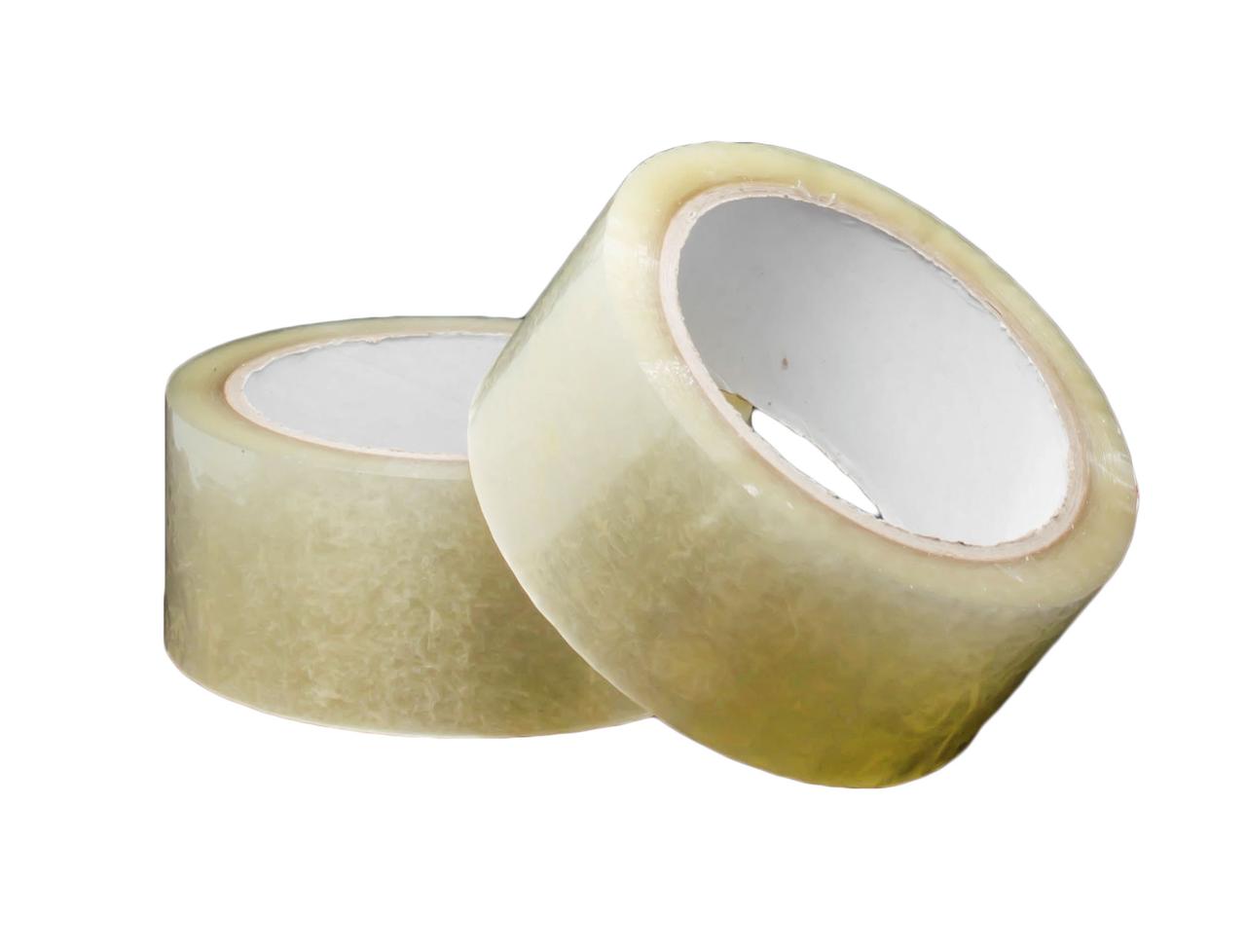 Скотч прозорий (ширина 45 мм довжина 100 метрів Ø 10 см вага 150 грам), фото 1