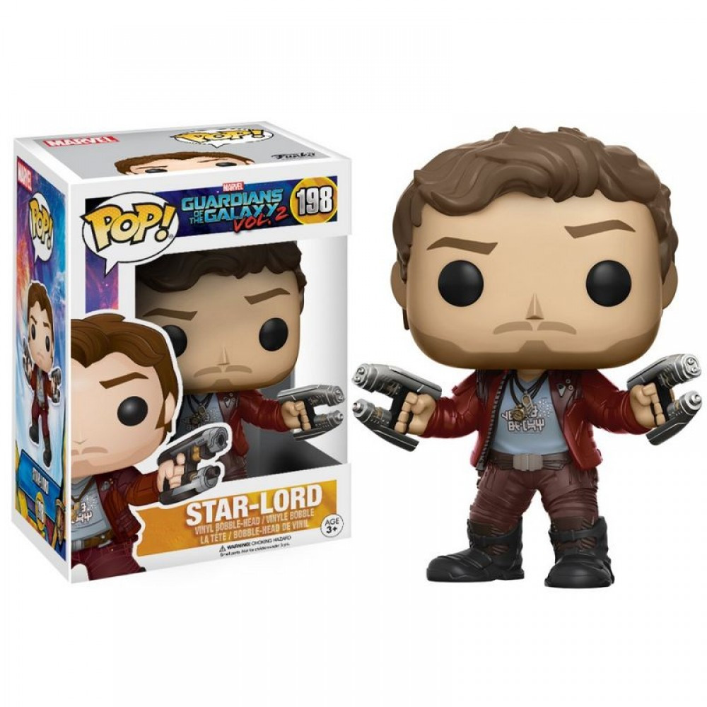 Фігурка Funko Pop Guardians of the Galaxy 2 - Star-Lord / Фанко Поп Вартові Галактики - Зоряний Лорд