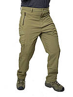 Тактичні міські військові поліцейські штани Soft Shell софтшел непромокаючі штани для полювання,