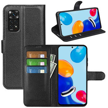 Чохол-книжка Litchie Wallet для Xiaomi Redmi Note 11 / Note 11S Black