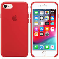 Чохол бампер силіконовий для Apple Iphone 8+ iPhone 8 Plus айфон Silicone Case Колір Червоний (Red)