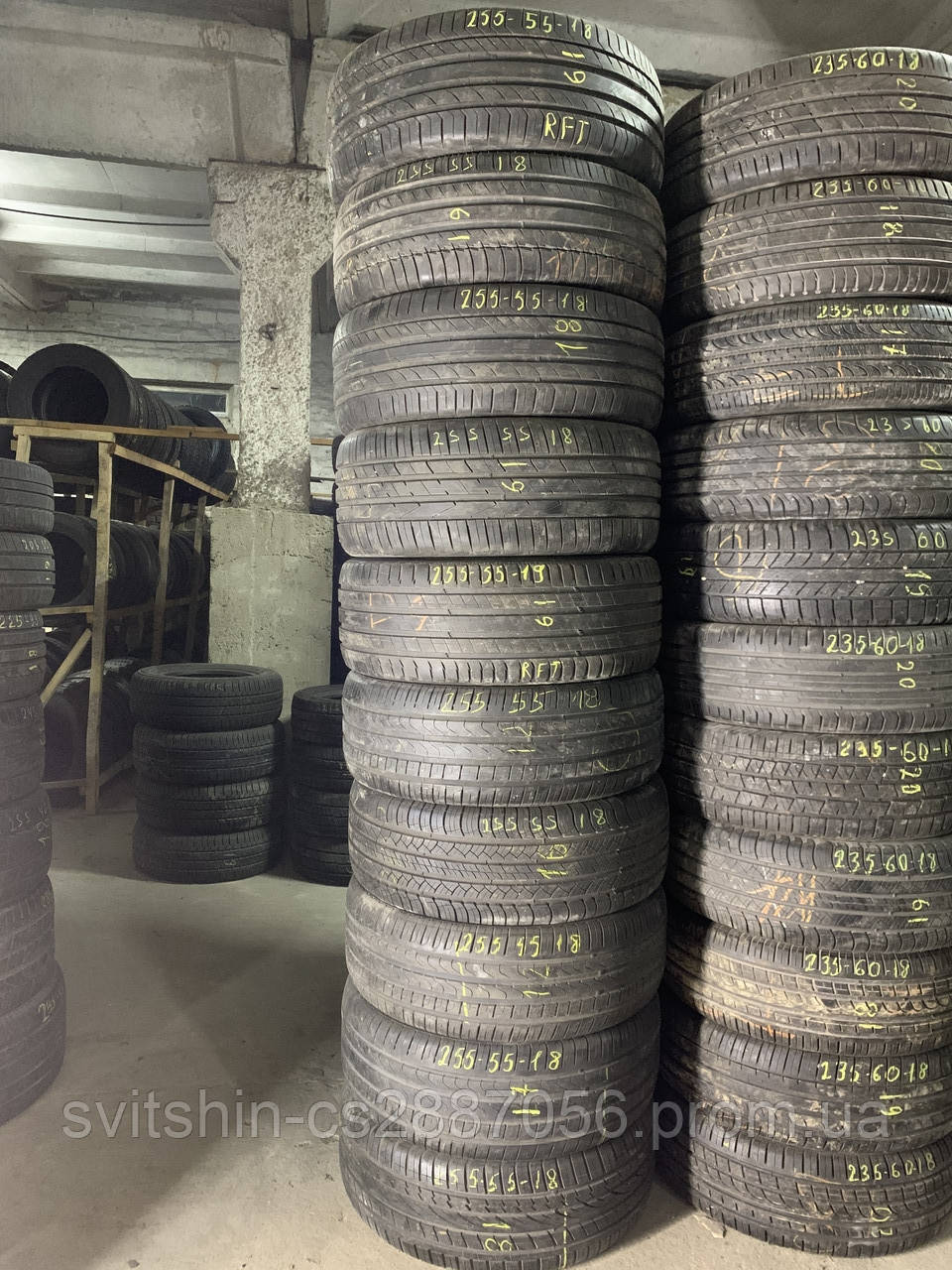 Розпаровки 255/55R18 Pirelli, Falken, Dunlop в асортименті, фото 1