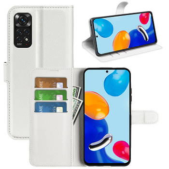 Чохол-книжка Litchie Wallet для Xiaomi Redmi Note 11 / Note 11S White