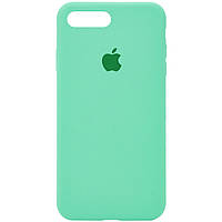 Чохол бампер силіконовий Apple Iphone 8+ iPhone 8 Plus айфон Silicone Case Колір світло-блакитний (light cyan)